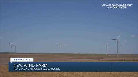 Panorama wind farm in Weld County can power 53,000 homes