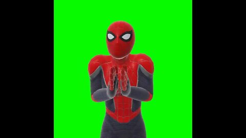Vídeo de Animação - Homem Aranha Spider Man chroma key #shorts