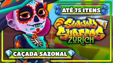 Subway Surfers Zurich 2020 | Caçada Sazonal até 75 Itens