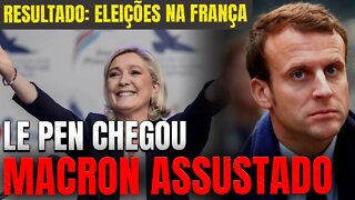 Macron ASSUSTADO! Le Pen chegou! Ela pode vencer!