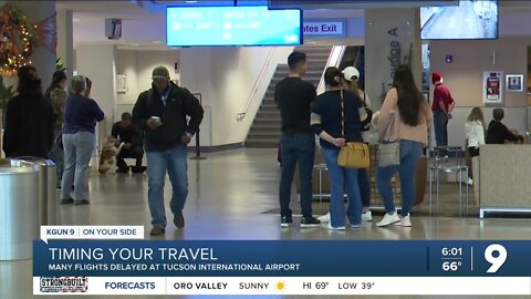 Tucson International Airport sees flight delays and cancellations