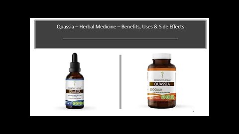 Quassia - Herbal Medicine - Benefits, Uses & Side Effects