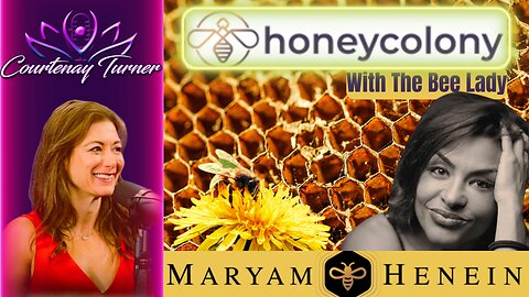 Ep.389: HoneyColony w/ The "Bee Lady" Maryam Henein | The Courtenay Turner Podcast