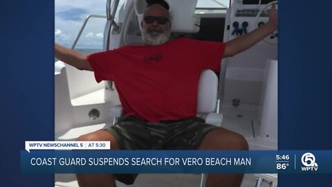 Search suspended for missing Vero Beach boater