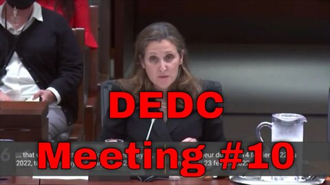 Chrystia Freeland - June14 DEDC meeting no. 10 intro