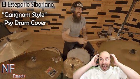 El Estepario Sibariano – Drum Cover “Gangnam Style” reaction