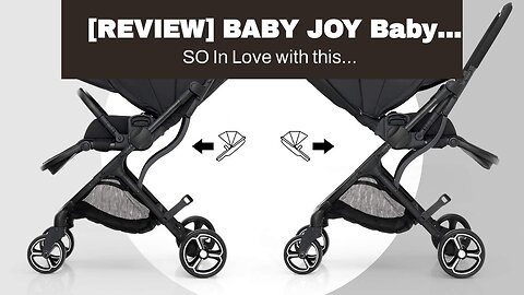 [REVIEW] BABY JOY Baby Stroller, 2 in 1 Convertible Carriage Bassinet to Stroller, Pushchair wi...