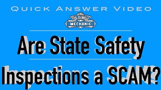 Are State Vehicle Inspections a SCAM?