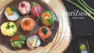 Temarizushi recipes: How to make colorful ball shaped sushi