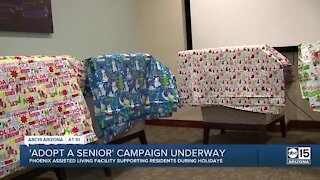 "Adopt a Senior" campaign at a local assisted living facility