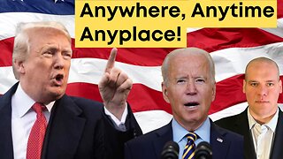 Trump CHALLENGES Biden To A Debate Anywhere, Anytime, Anyplace