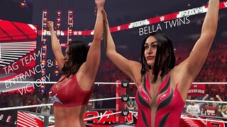 WWE 2K23 Tag Team Entrance & Victory Bella Twins (Nicky & Brie)