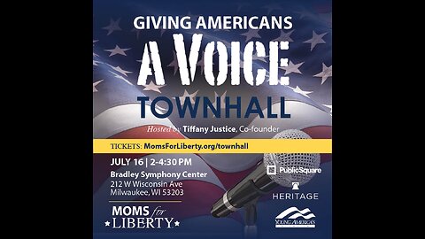 Moms for Liberty Giving Americans a Voice Townhall