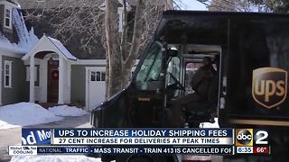 UPS adds new fee up to $1 for holiday-season deliveries