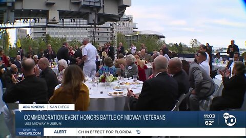 Battle of Midway veterans honored at ceremony aboard USS Midway