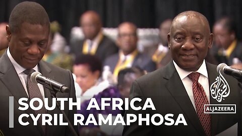 South Africa unity government_ Cyril Ramaphosa re-elected as president