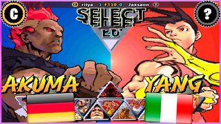 Street Fighter III 2nd Impact: Giant Attack (riiya Vs. Jaxsaon) [Germany Vs. Italy]