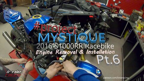 S1000RR Engine Removal & Installation Series Pt.6 #projectMystique