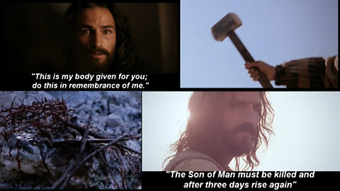 My Re-Mix of Passion of Christ for Good Friday into Easter. A few subtitles. (No sound)