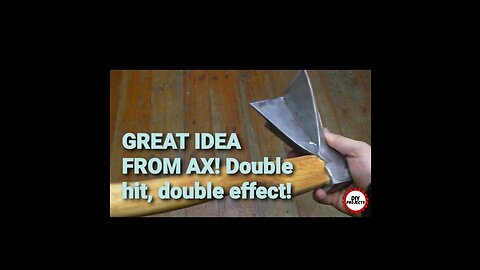 GREAT IDEA FROM AX! Double hit, double effect!