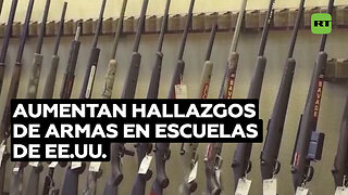 Los hallazgos de armas en escuelas de EE.UU. aumentaron casi el 80 % en los últimos años