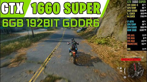 Days Gone - GTX 1660 Super - i7 4770 - 16GB Ram - Best Setting Test - 1080p no internet game Jaziii