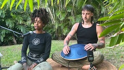 Jungle Meditation (1hr) - Sound HealingChannelling To Soothe Anxiety, Stress and Sadness