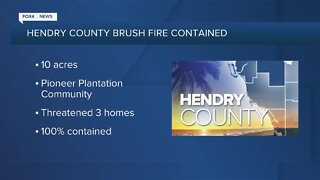 Hendry County brushfire