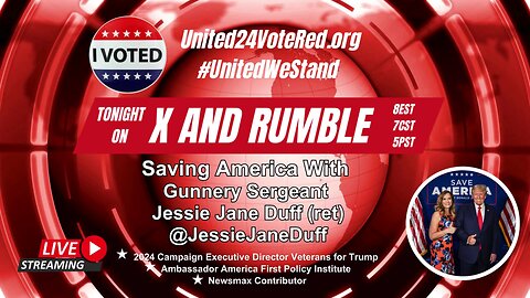 @United24VoteRed Welcomes Gunnery Sergeant Jessie Jane Duff (ret)