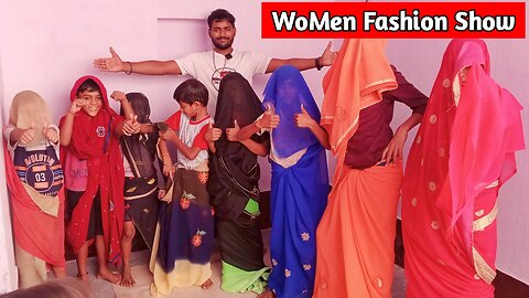 Fashion Show Competition of Men in Ladies Garments