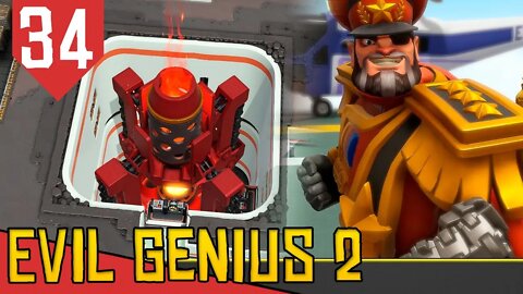 O Novo INCINERADOR DE BASES! - Evil Genius 2 Ivan Vermelho #34 [Gameplay PT-BR]