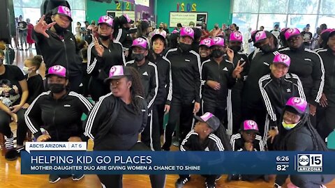 Helping kids go places: Mother-daughter duo step team