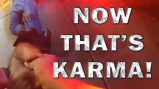 Resisting Suspect Gets A Dose Of K-9 Karma During Rough Arrest On Video! LEO Round Table S09E133