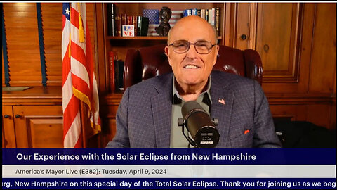 America's Mayor Live (282): Our Experience with the Solar Eclipse from New Hampshire