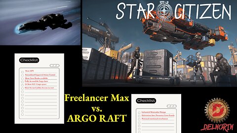 Star Citizen [ Freelancer Max vs ARGO R.A.F.T. Review ] #Gaming #Live