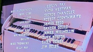 The Ghost of Mr. Chicken Credits and Ending 1966