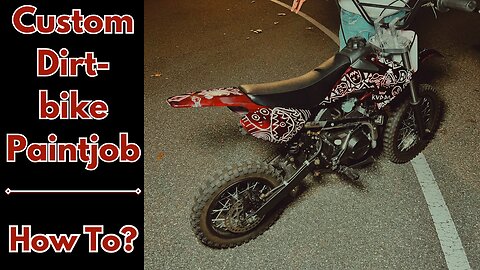Custom Dirtbike paintjob- How to customize your dirtbike...