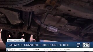Catalytic converter thefts on the rise across the Valley