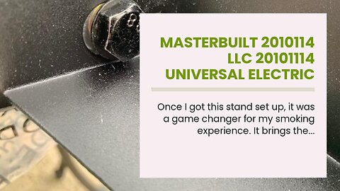 Masterbuilt 2010114 LLC 20101114 Universal Electric Smoker