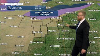 Wind Advisory in place for portion of Northeast Ohio