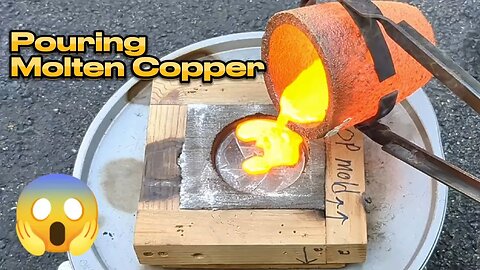Melting Copper Wire - Copper Scrap