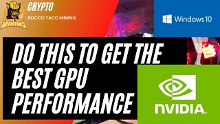 How to do a Clean Nvidia Driver Install for Best GPU Mining Performance.