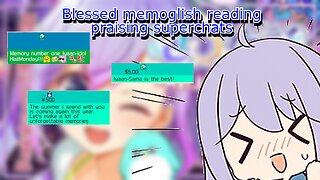 cute Memory english reading praising super chats - vivid vtuber