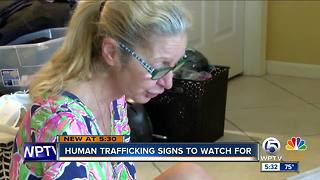 Human trafficking signs to signs to watch for