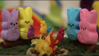 Peeps-inspired art exhibit in Racine, Wisconsin