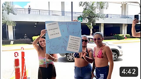 Awesome surprise welcome at San Jose Airport Costa Rica from my friends from Jaco