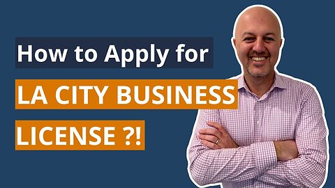 How to apply for LA City Business License