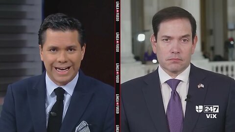 Rubio Hablá con Noticias Univisión Tras el Ataque Terrorista de Hamás contra Israel