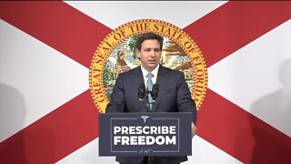 Governor Ron DeSantis in Panama City Beach