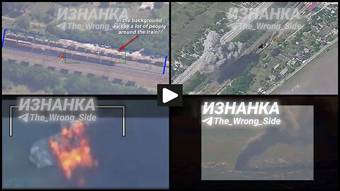 Zaporizhzhia area: Russian missile destroys a train with Ukrainian military equipment
